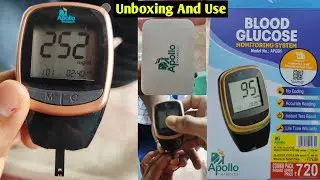 BLOOD GLUCOSE MONITORING SYSTEM (Apollo PHARMACY) Unboxing And Use