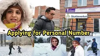 Applying for Personal Number | Indian  Family in Sweden | Exploring the Sweden Winter Landscape.