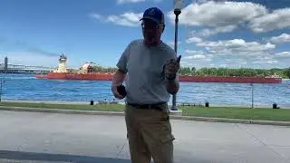 Happy Friday From The Blue Water Bridge in Port Huron, Michigan!💙💙💙💙 !BN
