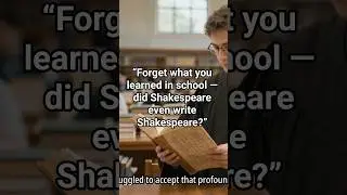 &ldquo;Forget what you learned in school &mdash; did Shakespeare even write Shakespeare?&rdquo;