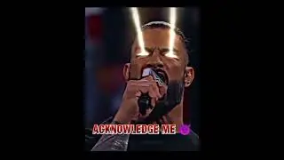 Acknowledge ME ! #romanreigns #acknowledgeme #usa #thebloodline #wrestlemania