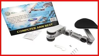 Aluminium Ergonomic Adjustable Computer Desk Arm Rest Rotating Mouse Arm Rest 360 Degrees rotatable