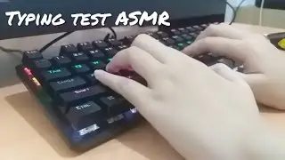 Typing Test HP GK200 Mechanical Keyboard ASMR | INDONESIA