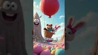 Big Balloon Ride!!🎈😯 #animation#cartoon #shortstory
