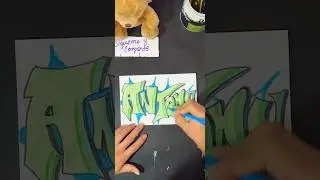 Haciendo nombres ❤️ te gusta ? Deja tu 👍 SUSCR&Iacute;BETE #art #drawing #graffiti #parati