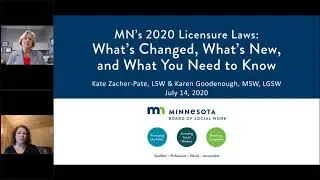 MN 2020 Licensure Laws: What's Changed, What's New, and What You Need to Know