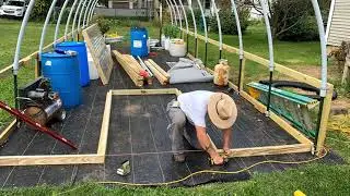 DIY High Tunnel end wall part 1