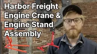 How to Assemble Harbor Freight Engine Crane and Engine Stand