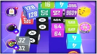 2048 Beyon Chain Cube Merge - Gameplay Walkthrough