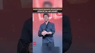 'Mera ek haath hi kaafi hai&hellip;' Shah Rukh Khan jokes about injury
