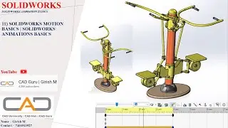 11) SOLIDWORKS Motion Basics | SOLIDWORKS Animations Basics SOLIDWORKS Course