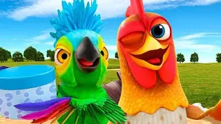 🦜 Pepe The Parrot Got Upset 🦜- More Kids Songs & Nursery Rhymes - Videos For Kids