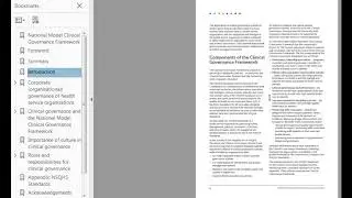 Clinical Governance Framework   walk through