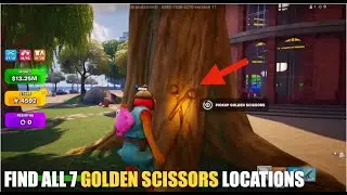 BARBER TYCOON MAP FORTNITE CREATIVE - HOW TO FIND ALL 7 GOLDEN SCISSORS LOCATIONS