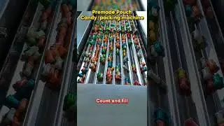 Doypack Premade Bag Packing Machine Automatic Bubble Gum Sweets Gummy Bear Candy Filler
