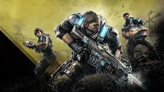 Marcus Fenix congratulates and consoles JD, Del, and Kait