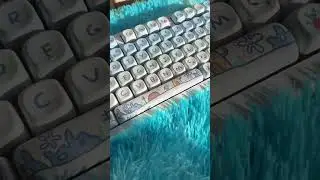 cute Spongebob keycaps #keyboard #mechanicalkeyboard#spongebob