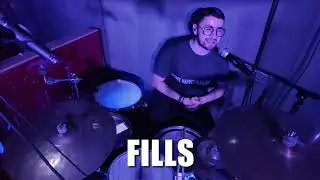 BATERÍA - ¿Cómo hacer FILLS con bombo? - Redobles básicos.