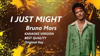 I Just Might Bruno Mars Karaoke Lyrics Best Quality