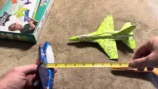 Размеры всех 3 самолётов и пусковой установки от Crilary Airplane Launcher Toys