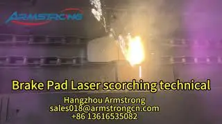 Brake Pad Surface Laser Scorching Technical Process for commercial vehicle brake pads