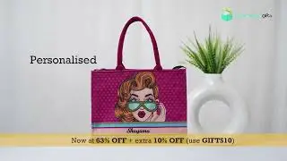 Trendy Personalised Tote Bag | Made Just for You