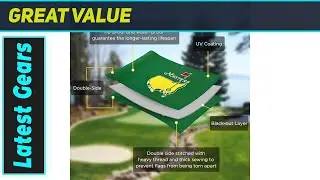 `COGOLFING 2025 Themed Mini Golf Flag: Grand Slam Style for Your Green!