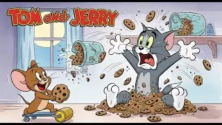 Midnight Cookie Jar Explosion! 🍪💥 Tom Covered in Crumbs Chaos | Classic Cartoon 2025