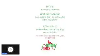 DAY 2: Patience is a Position + 2 Journal Prompts [Chicken Soup for the Day Trader]