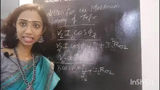 Efficiency of Transformer/ Condition For Maximum Efficiency of Transformer Derivation in Malayalam