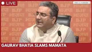BJP spokesperson Gaurav Bhatia criticises TMC government at press conference in Delhi