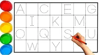 learn to write english alphabet | alphabet a se z tak | preschool learning videos for toddlers