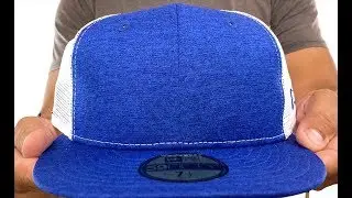 New Era MESH-BACK 59FIFTY-BLANK Royal Shadow Tech-White Fitted Hat