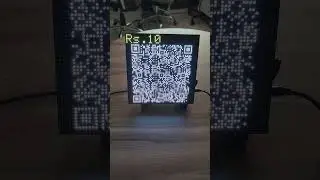 New Bonrix Dynamic QR Code Display LED RGB MATRIX 64x64 for Retail Stores #paytm #bhim #upi #qrcode