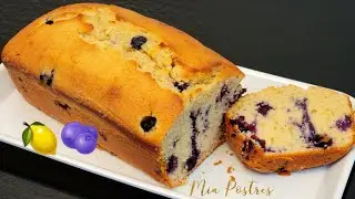 Pastel de arándanos y limón,🫐🍋 una receta de pastel suave esponjoso y húmedo, tan facil y delicioso.