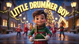 Little Drummer Boy | A Heartfelt Christmas Carol for Kids | Sing Along!