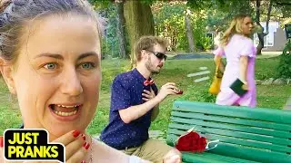 Blind Man&rsquo;s Proposal Gets Left in the Dust! 😂 | Just Pranks