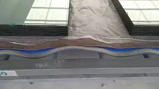 Eva laminated glass machine, small footprint, low power consumption.