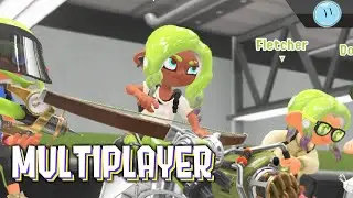 Crazy Inkling with Bow | SPLATOON 3 Multiplayer Gameplay