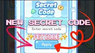 NEW SECRET 𝗣𝗘𝗧 𝗖𝗢𝗗𝗘 IN TANGHULULU MASTER✨🍡