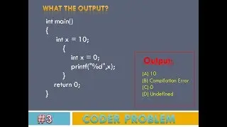 Coding Question for Coder | Programmer | CoderCube | #3