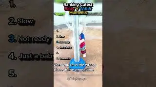 Ranking Cutest Baby vs Water Moments 💦👶 | Splash Battles Begin! #Shorts