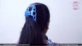 Prom Ponytail Hairstyle Using Clutcher | Everyday Freestyle Hairstyle | Freestyle Clutcher Hairstyle