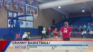 This Granny Basketball Game was for a good cause