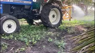 Tractor operated automatic sprayer at easy method (less work high result)