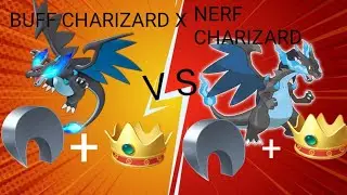 Buff Charizard x vs nerf Charizard x l gameplay l guide @pokemonunite 