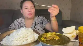 काईलीको पिरो तामाको अचार सॅंग भुत्ले कालो लोकल कुखुराको मिठो  soup सॅंग mukbang 