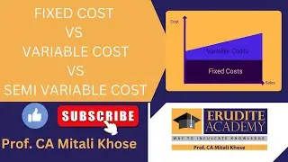Variable Cost vs Fixed Cost vs Semi - variable Cost