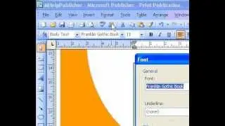 Microsoft Office Publisher 2003 Add or remove shadow from text in a text box
