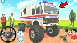 Franklin purchase New Monster Ambulance Truck 🚛 in Indian Theft auto simulator 